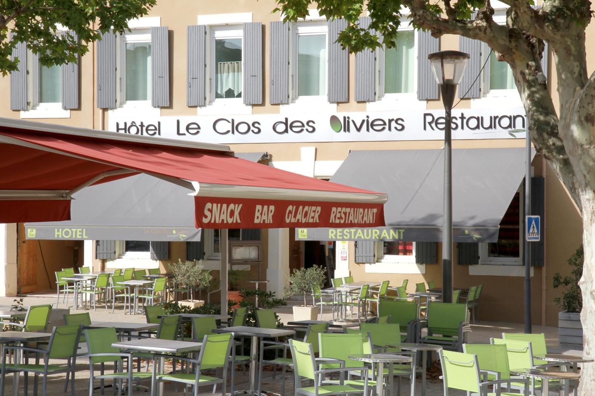 Logis Hotel Le Clos Des Oliviers Бур-Сент-Андеоль Экстерьер фото